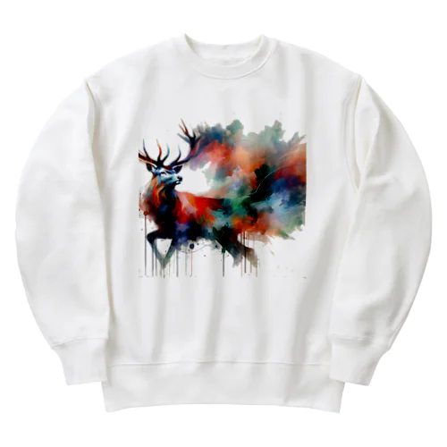 A3S 美しい動物 Heavyweight Crew Neck Sweatshirt