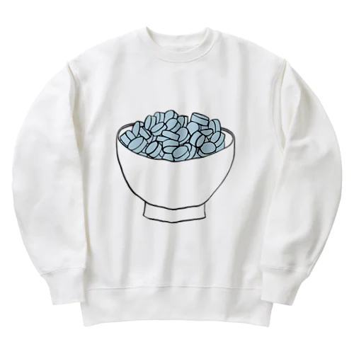 虚弱体質 Heavyweight Crew Neck Sweatshirt