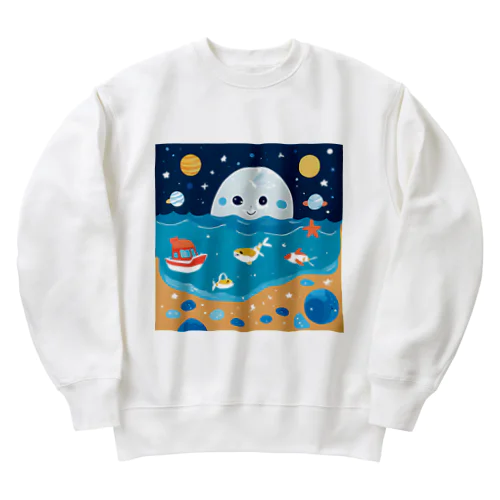 宇宙と海の仲間たち Heavyweight Crew Neck Sweatshirt