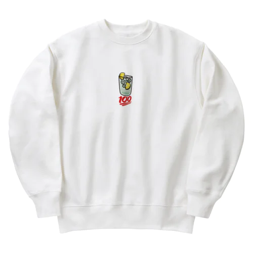 レモンサワー100点 Heavyweight Crew Neck Sweatshirt