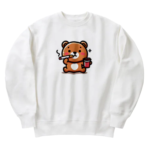 チルくま Heavyweight Crew Neck Sweatshirt