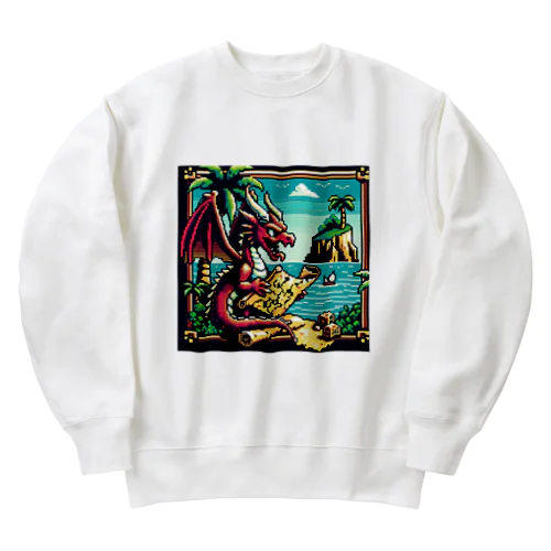 ピクセルクエスト・ドレイコ Heavyweight Crew Neck Sweatshirt