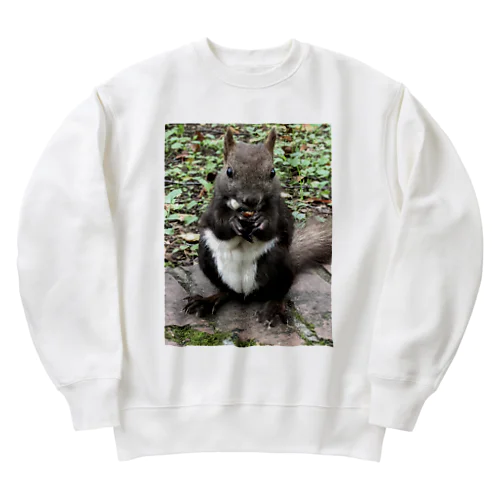 もぐもぐエゾリス Heavyweight Crew Neck Sweatshirt