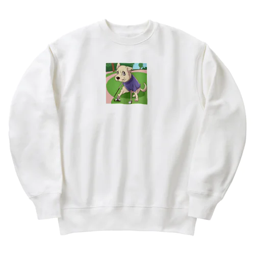 プロゴルファー犬 Heavyweight Crew Neck Sweatshirt