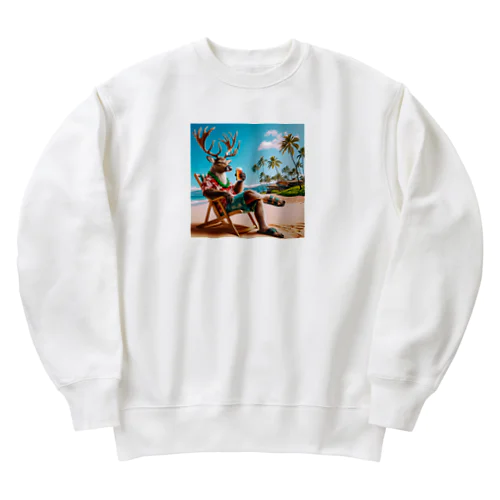 呑トナカイinハワイ Heavyweight Crew Neck Sweatshirt