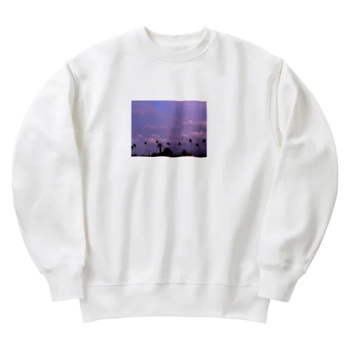 南国の冬空 Heavyweight Crew Neck Sweatshirt