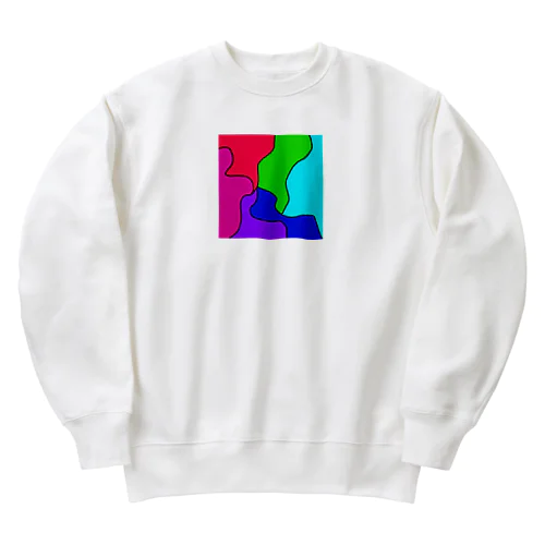 カラフル Heavyweight Crew Neck Sweatshirt