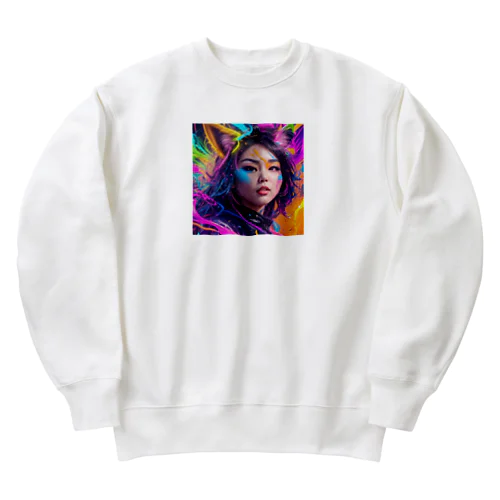 「色彩の少女の冒険 - Shikisai no Shōjo no Bōken: Adventure of the Girl from the World of Colors」 Heavyweight Crew Neck Sweatshirt