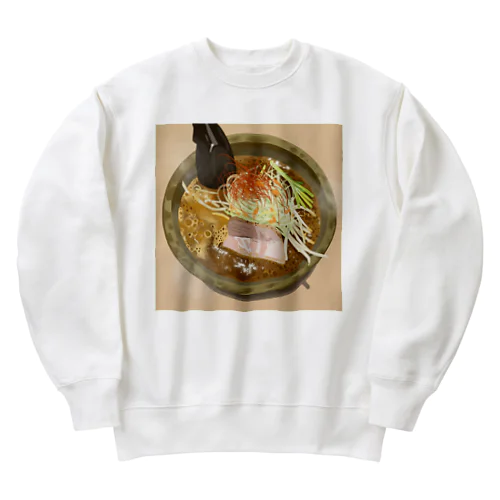 ラーメン2 Heavyweight Crew Neck Sweatshirt