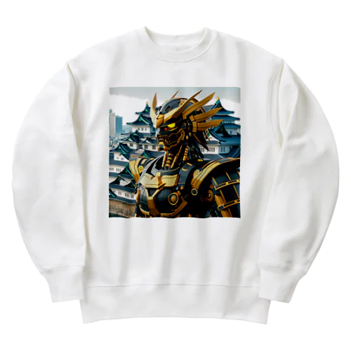 名古屋城ロボ Heavyweight Crew Neck Sweatshirt