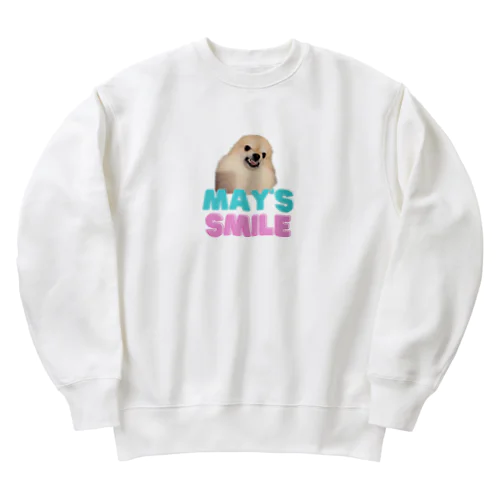 MAY's SMILE Heavyweight Crew Neck Sweatshirt