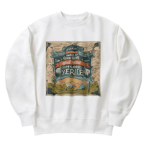 君がいてくれて、本当によかった。 Heavyweight Crew Neck Sweatshirt