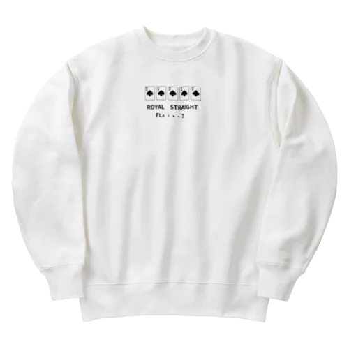 ポーカー　ロイヤルフラッシュじゃない? Heavyweight Crew Neck Sweatshirt