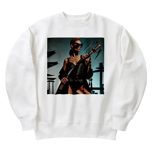 スーパー刀モデル Heavyweight Crew Neck Sweatshirt