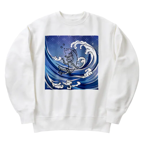 さかなクン 今日もがんばる Heavyweight Crew Neck Sweatshirt