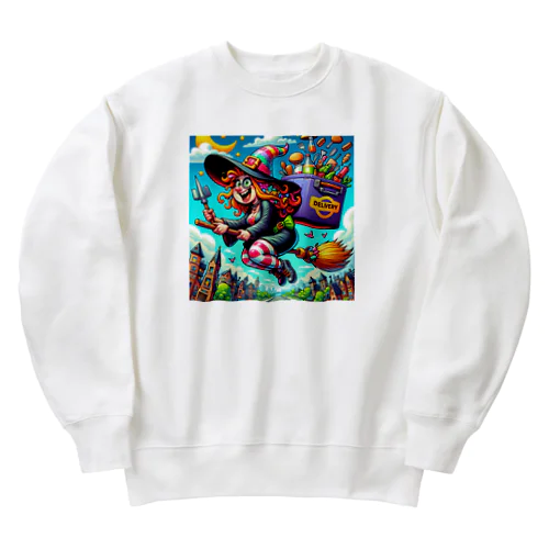 魔女の配達員 Heavyweight Crew Neck Sweatshirt