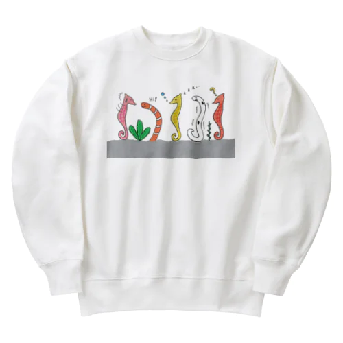 [森図鑑] 仲間に入れて（背景なし） Heavyweight Crew Neck Sweatshirt