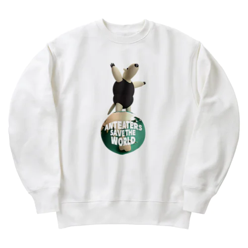 アリクイが世界を救う Heavyweight Crew Neck Sweatshirt