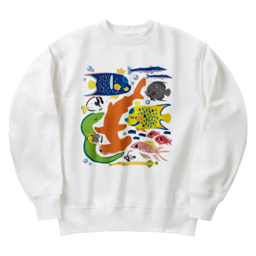 キング&クイーンエンゼルフィッシュ Heavyweight Crew Neck Sweatshirt