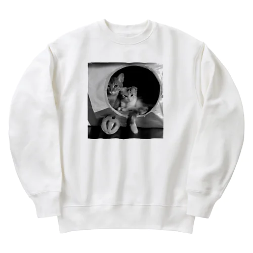 深夜猫 Heavyweight Crew Neck Sweatshirt