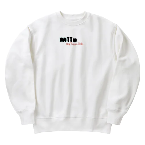 miin 青 Heavyweight Crew Neck Sweatshirt