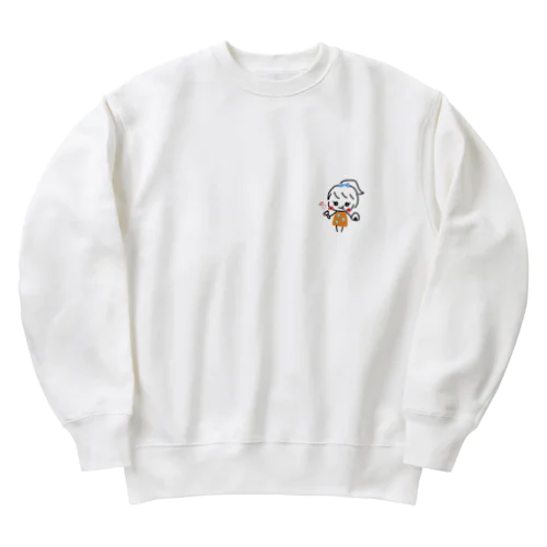 "のんちゃん"のんちゃんのモグモグたいむグッズ Heavyweight Crew Neck Sweatshirt