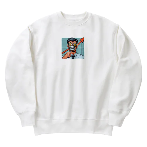 増税眼鏡のイメージってこんな感じであってますか？ Heavyweight Crew Neck Sweatshirt