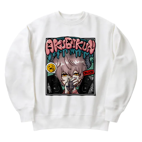 グラフティあくびくん Heavyweight Crew Neck Sweatshirt