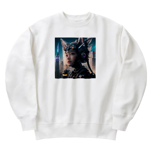 「ミューズキャット」 Heavyweight Crew Neck Sweatshirt