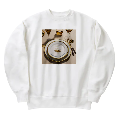 高級なレストラン風　オリジナルグッズ Heavyweight Crew Neck Sweatshirt