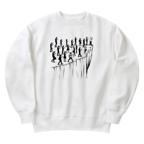 スマホとヒト Heavyweight Crew Neck Sweatshirt