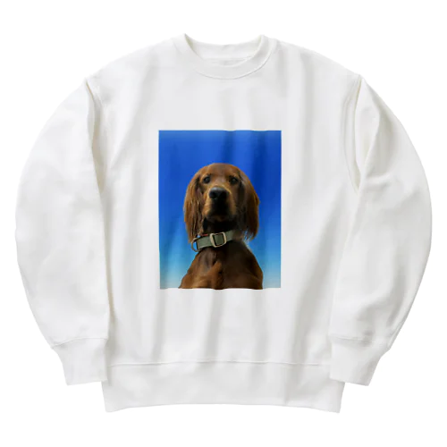 証明写真犬 Heavyweight Crew Neck Sweatshirt