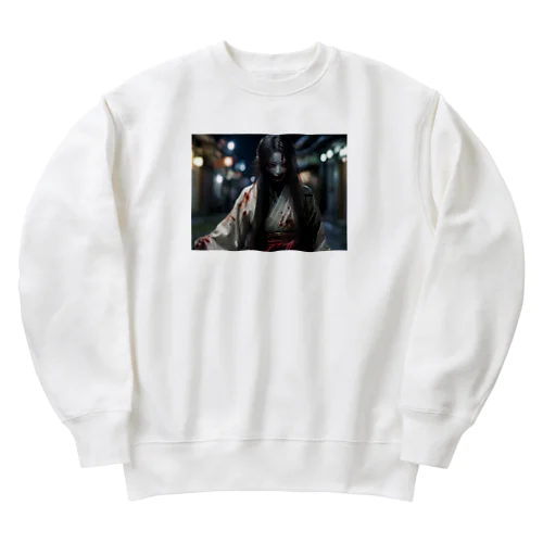 怨霊 Heavyweight Crew Neck Sweatshirt