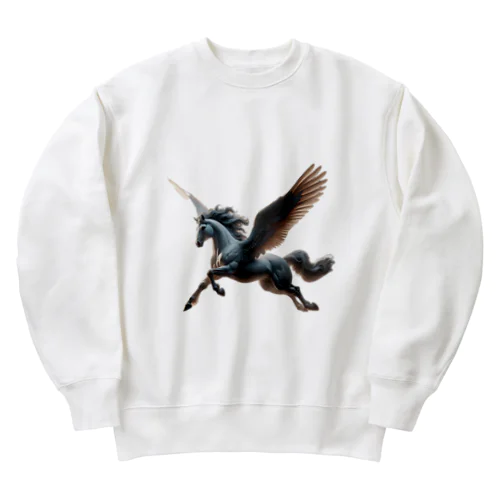 幻獣　ペガサス Heavyweight Crew Neck Sweatshirt