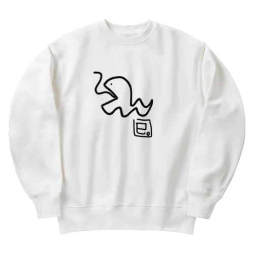 巳。(へび) Heavyweight Crew Neck Sweatshirt