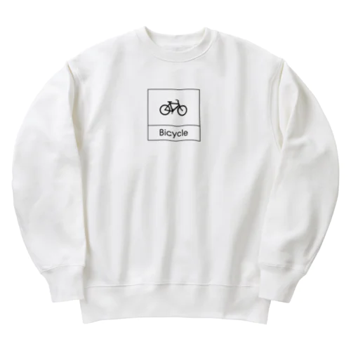 四角におさまるBicycle Heavyweight Crew Neck Sweatshirt