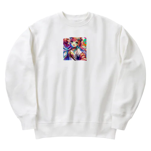 エネルギッシュ・アニメーション Heavyweight Crew Neck Sweatshirt