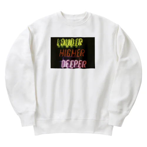 スウェット　ネオン Heavyweight Crew Neck Sweatshirt