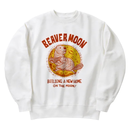 beaver moon (ビーバームーン)  Heavyweight Crew Neck Sweatshirt