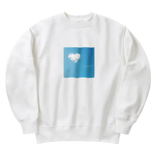 ハート雲 Heavyweight Crew Neck Sweatshirt