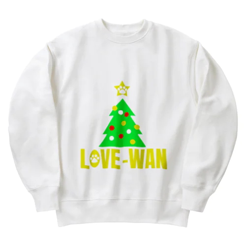 LOVE-WAN クリスマスツリー Heavyweight Crew Neck Sweatshirt