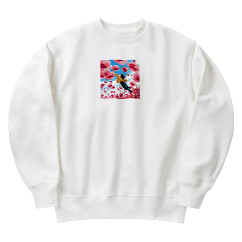 ひらりん Heavyweight Crew Neck Sweatshirt