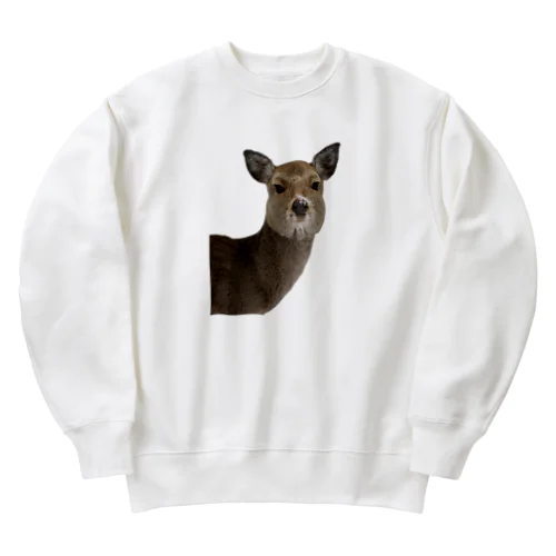 ひょっこりシカくん Heavyweight Crew Neck Sweatshirt