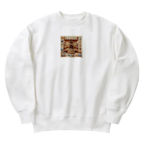 サウナ Heavyweight Crew Neck Sweatshirt