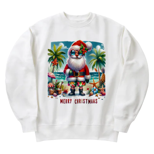 Merry Christmasシリーズ　サンタのサマークリスマス」 Heavyweight Crew Neck Sweatshirt