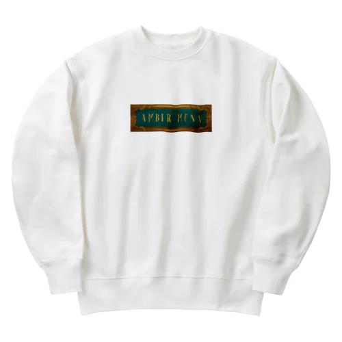 AMBER MONA Heavyweight Crew Neck Sweatshirt