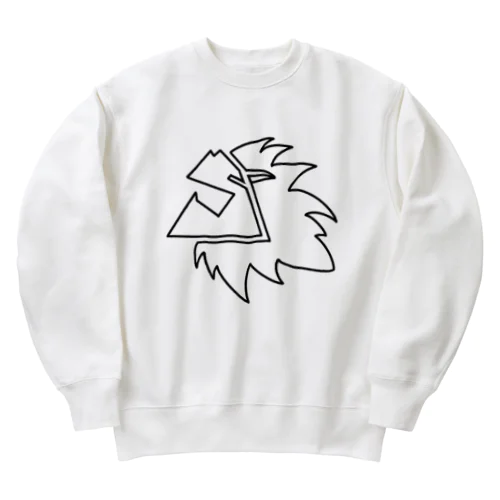 ライパーくん(白) Heavyweight Crew Neck Sweatshirt