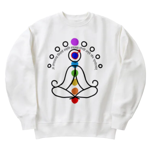 火星のガヤトリマントラ Heavyweight Crew Neck Sweatshirt