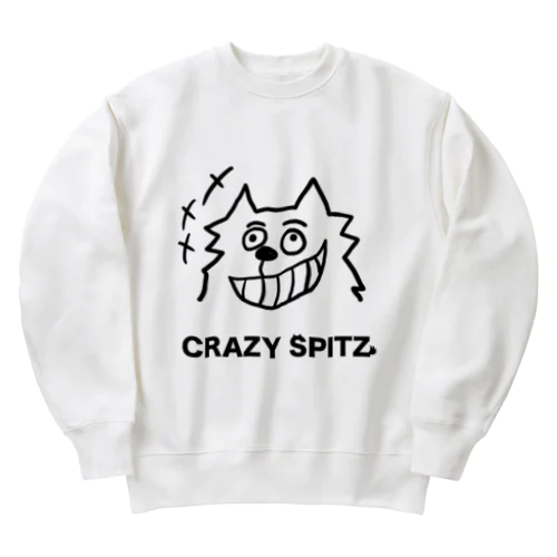 CRAZY SPITZ「HA HA HA」 Heavyweight Crew Neck Sweatshirt