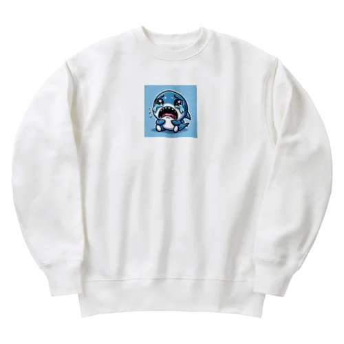 泣き虫シャーク Heavyweight Crew Neck Sweatshirt